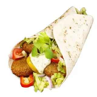 Pan De Rollo Falafel