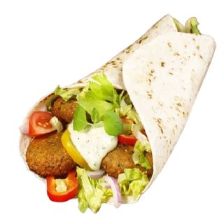 Pan De Rollo Falafel