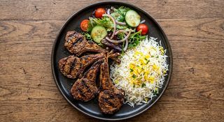 Chanp Grill Con Ensalada Y Arroz