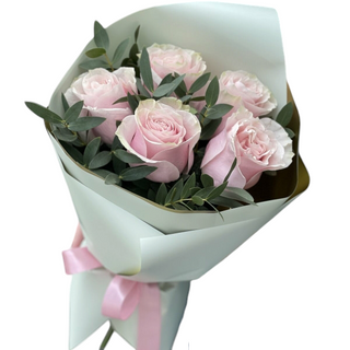 Ramo 5 Rosas Rosadas