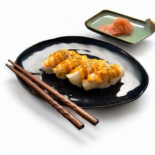 28.- Nigiri Pez Mantequilla Flameado (4 Pzs.)