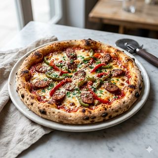 Pizza Merguez (32 Cm.)