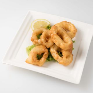 Anelli di calamari in tempura