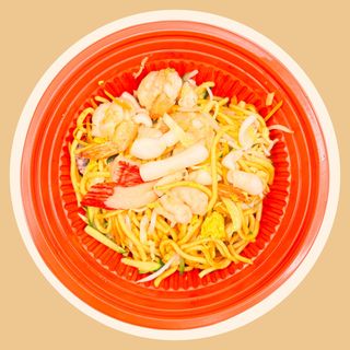 Spaghetti con frutta di mare