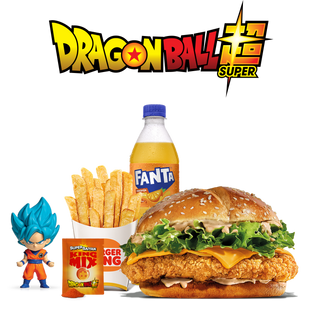 Menú Krispper® Super Saiyan Con Figura Grande