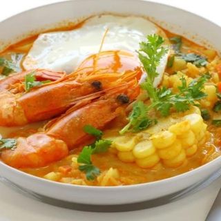 Chupe de camarones