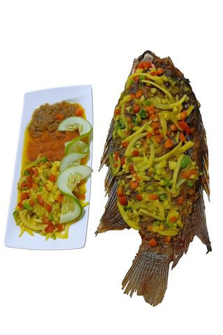 Plat De Carpe & Attiéké