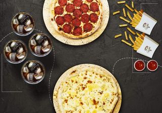 ორმაგი პეპერონის და ოთხი ყველის მენიუ