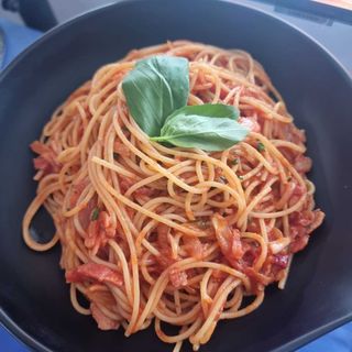 Spaghetti Amatricciana