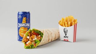 Twister Menu Spicy + Orangina