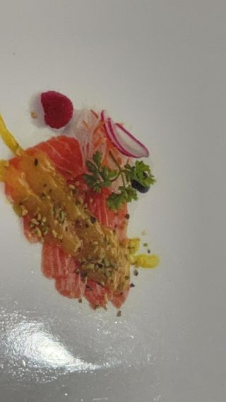 3.carpaccio di salmone  5pz