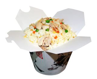 Arroz Frito Con Pollo