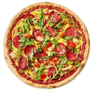 Pizza Salami Vegana.