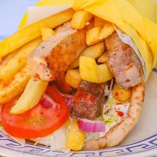 Pita Souvlaki di agnello