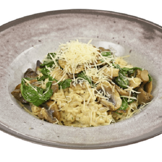  Ризото със спанак и гъби (350г)