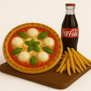 Combo Pizza Margherita con Bufala