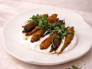 Feta Cloud With Carrots