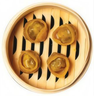 Ravioli di zafferano con pancetta