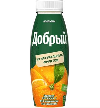 Բնական հյութ  նարինջ  դոբրի 0.33լ