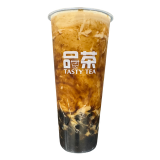 Té y Leche Con Tapioca De Azúcar Moreno