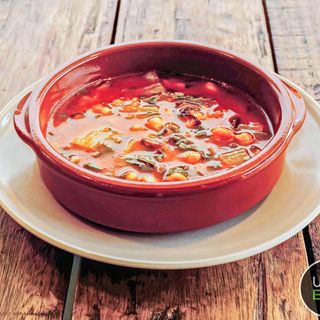 Estofado Vegano De Garbanzos con curry