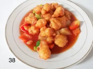 38. Pollo all'agrodolce