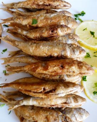 Барбун пържен (300г)