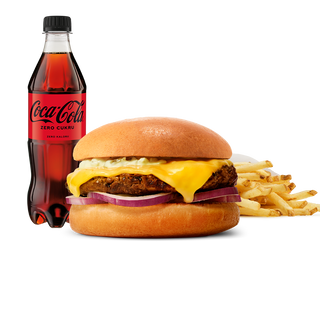 Tatarski Cheeseburger Jr w zestawie