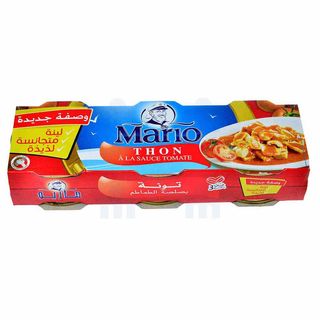 Thon à la sauce tomate 3x 80g - MARIO