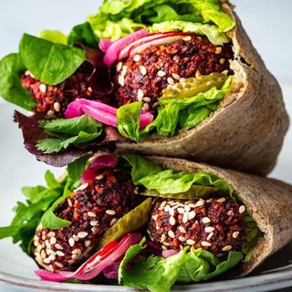 wegetariqńskie Duży pita/tortilla