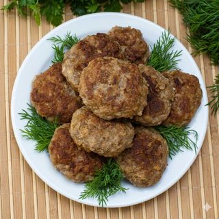 საქონლის ხორცის კოტლეტი