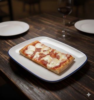 Pizza al trancio ripiena