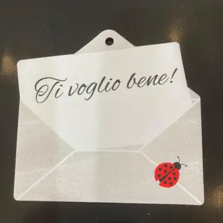 busta di materiale rigido con scritta no 8