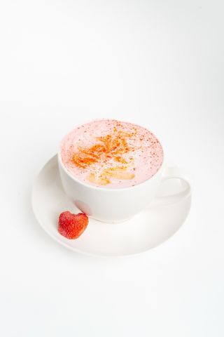 Клубничный капучино