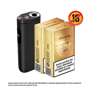 Starter Kit glo™ Hyper PRO Obsidian Black + Dunhill designed for glo Copper Tobacco