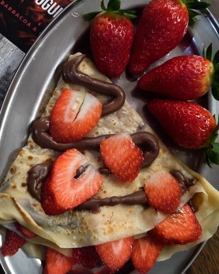 Crepe Nutella y fresas