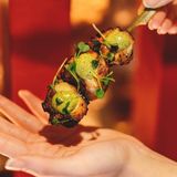 pulpo con salsa mayonesan de shiso