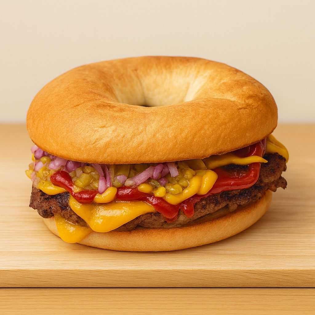 Bagel Doble Smash Burger