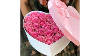 Розовое сердце 15