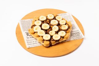 Гофрета с шоколад и банан