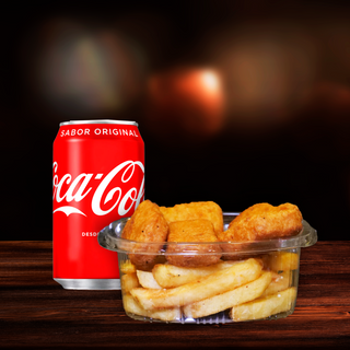 Plato nuggets (6 uds.) +patatas+bebida