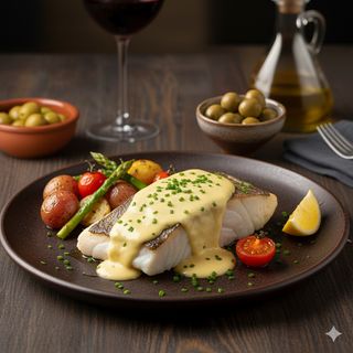 Merluza Con Salsa Holandesa