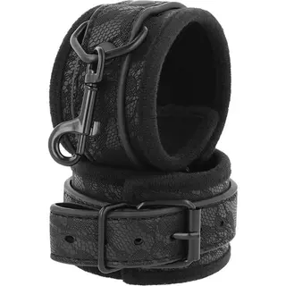 Esposas Ajustables Con Hebilla Cuero Vegano Luxe Darkness