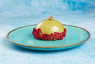 Pistać malina kolač