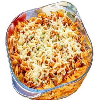Macarrones Con Carne Picada Gratinados Al Horno Con Queso