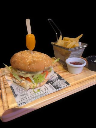 Hamburguesa pollo