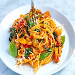 Stir-fry Spaghetti & Beef