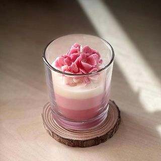 Lumânare parfumată handmade floare