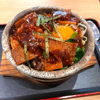 Bibimbap kimchi tofu