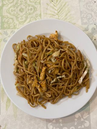 Tallarines con Pollo